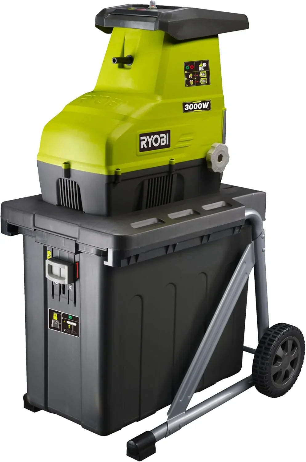 Ryobi broyeur végétaux électrique 3000W, silencieux RSH3045U
