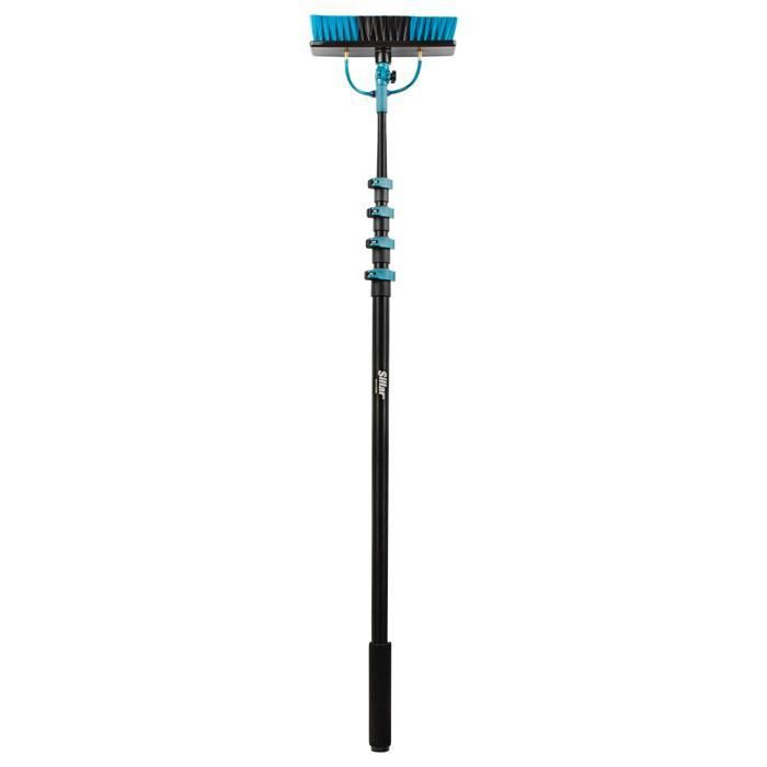 Sillar Perche télescopique avec système d'alimentation en eau intégré pour le lavage des vitres et du photo - 7,37mvoltaïque