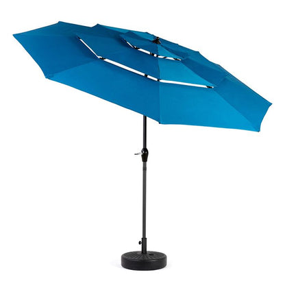Parasol - Gutent - Rectangulaire - Bleu - 294x294cm - Mât déporté