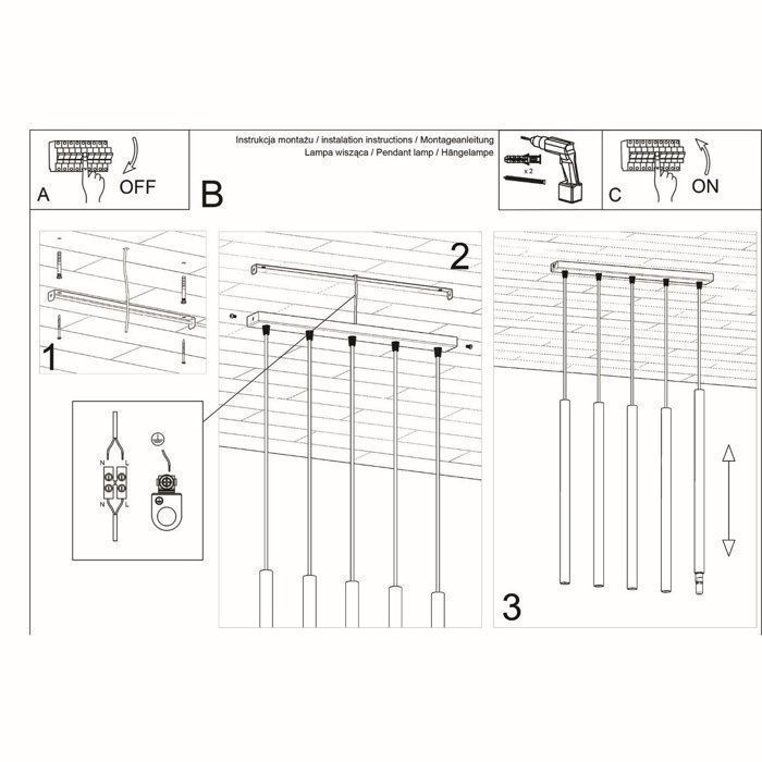 Suspension en Acier - NOVASTEL - Blanc - IP20 - Max 8W LED - G9 - Style Moderne