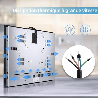 Plaque vitrocéramique WEHIMO XINLT2V-48 4 foyers 7200W