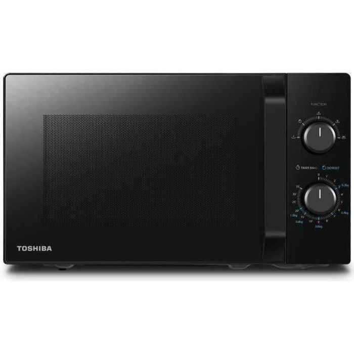 Micro-ondes pose libre - TOSHIBA - MW2-MM20P(BK) - Noir - 20L - 800W