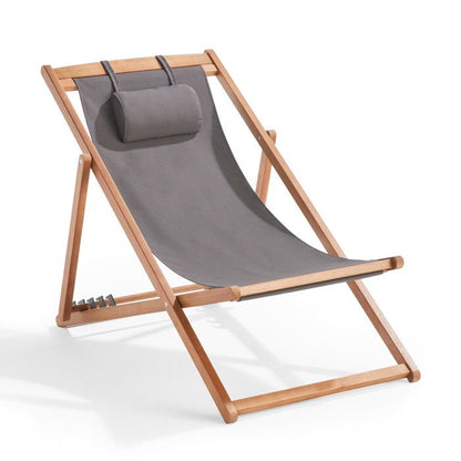 Lot de 2 chiliennes eucalyptus noir Socoa - Oviala