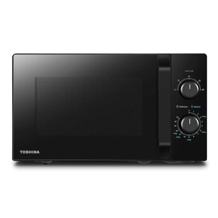 Micro-ondes pose libre - TOSHIBA - MW2-MM20P(BK) - Noir - 20L - 800W