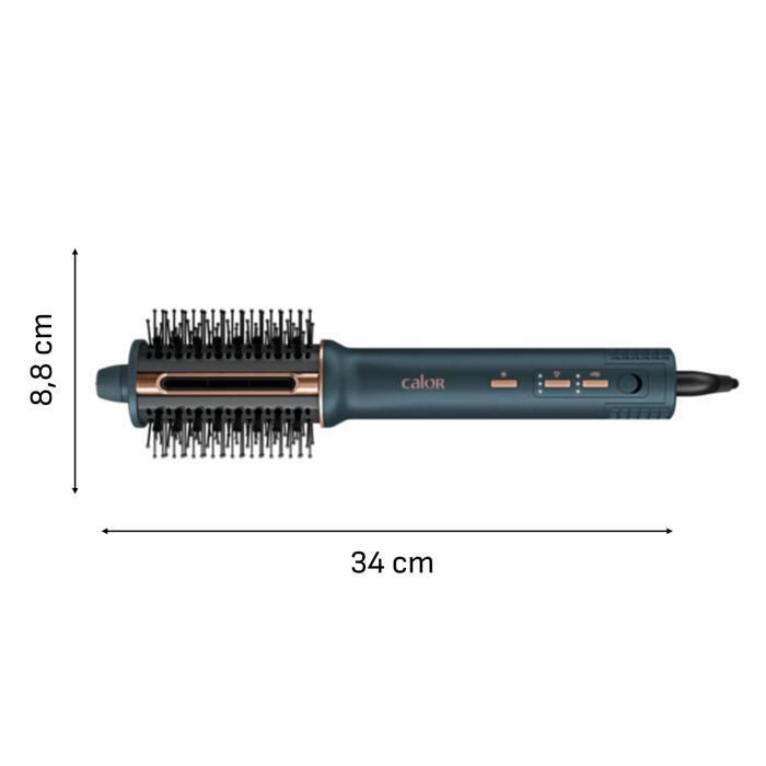 Calor Air Brush 3D, Brosse soufflante lissante 3-en-1, Sèchage, Lissage, Brushing, 3 vitesses/3 températures