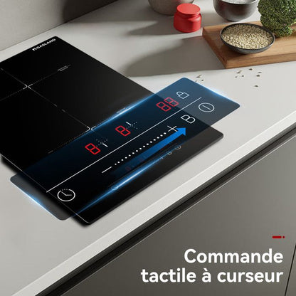 GASLAND IH30BF Plaque à Induction 30cm, Table de Cuisson Encastrable à Induction 2 Foyers 3500W