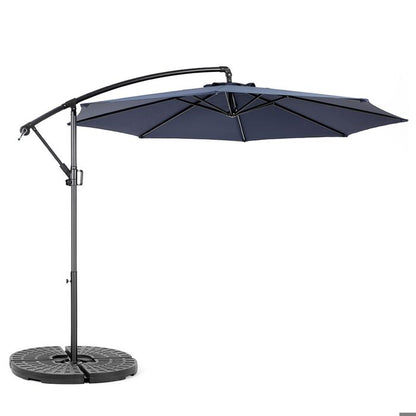 Parasol - Gutent - Double face - Rectangulaire - Mât déporté - Bleu marine