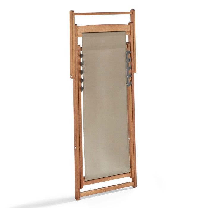 Lot de 2 chiliennes eucalyptus noir Socoa - Oviala