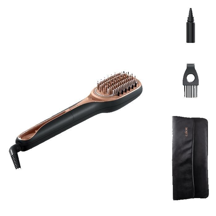 Calor Hair Therapist™ Brosse réparatrice vapeur, Soin des cheveux, CF9940C0