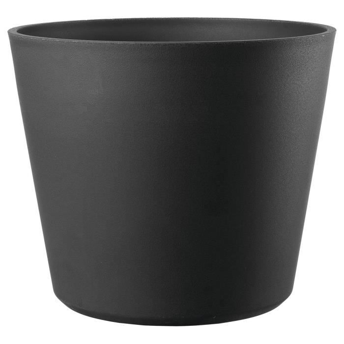 DEROMA Pot de fleurs Origin - 57,5 x 48 cm -  85 L - A roulettes - Terre cuite
