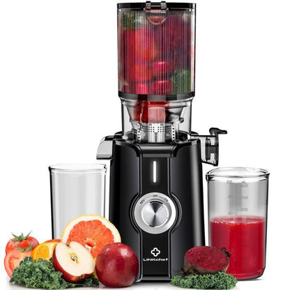 Extracteur de Jus - Sans Préparation - Grande goulotte 115 mm à fruits entiers -Nettoyage Rapide -Rendement en jus de 99 % -Vert