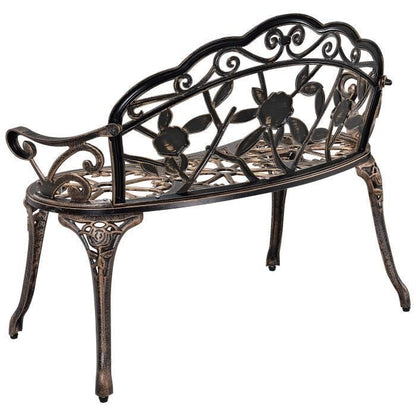 Banc de jardin en métal