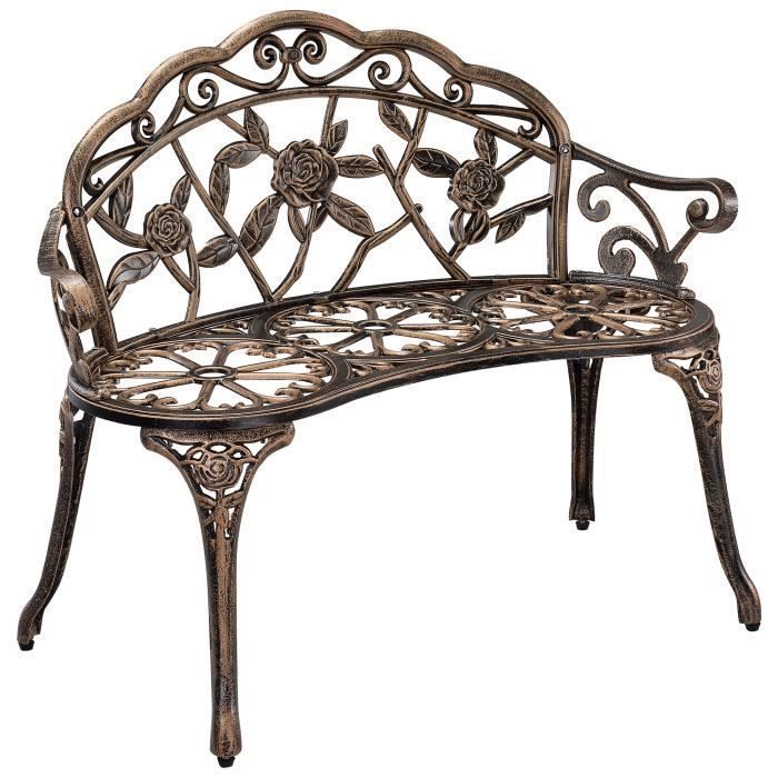 Banc de jardin en métal
