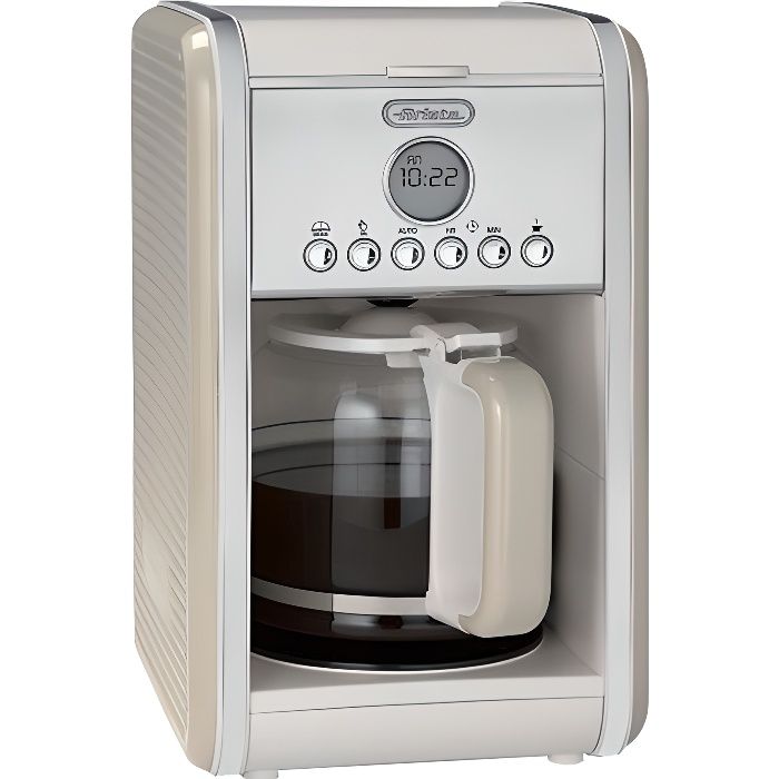 Cafetière Vintage Vert - Ariete - 4 à 12 tasses - Programmable - Anti-gouttes