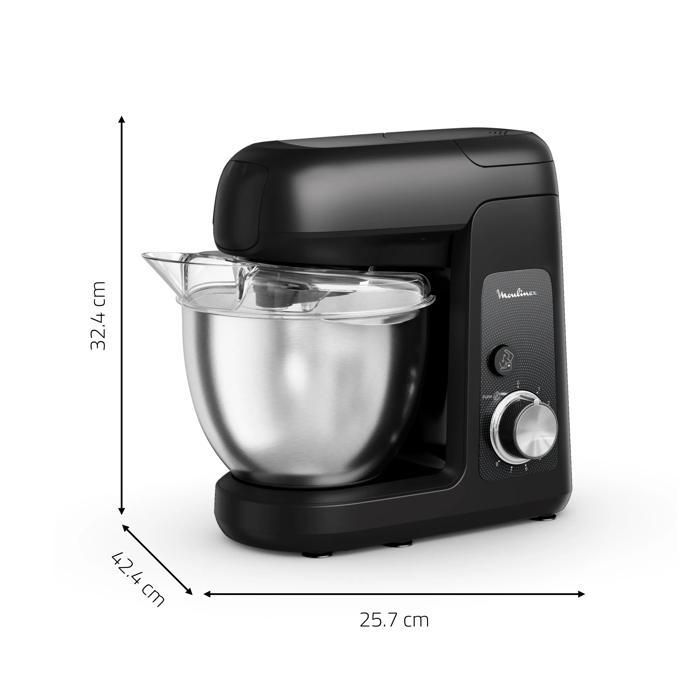 Moulinex Bake Partner, Robot pâtissier, Puissance de 1 100 W, QA525810