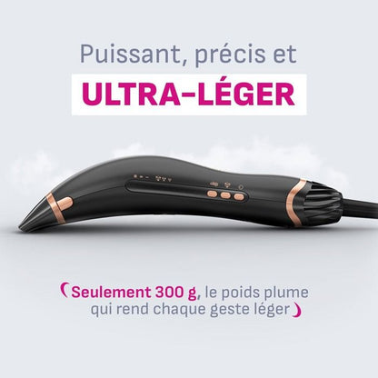 Calor Hair Therapist™ Brosse réparatrice vapeur, Soin des cheveux, CF9940C0