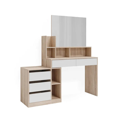 Coiffeuse Anja Blanc/sonoma 139.8cm Coiffeuse