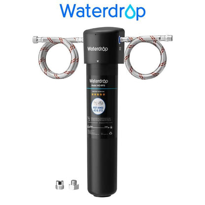Waterdrop 10UB Système de Filtre à Eau Sous Évier avec Robinet Dédié, 11K Gallons de Filtration D'eau de Grande Capacité