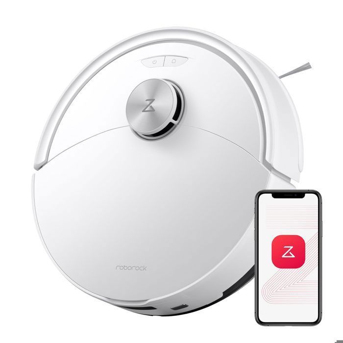 Roborock Q10 S5 Set  Aspirateur Robot 10000 Pa Aspiration, Anti-emmêlement,Levage des Serpillères de 8 mm, Évitement