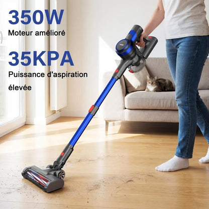 Aspirateur balai - STANEW - 45000Pa/550W - Pliable 180° - 40 min autonomie - Brosse anti-emmêlement