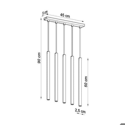 Suspension en Acier - NOVASTEL - Blanc - IP20 - Max 8W LED - G9 - Style Moderne