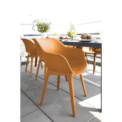 Chaises de jardin - KETER - AKOLA - Lot de 2 en résine - Gris olive - Dossier ergonomique