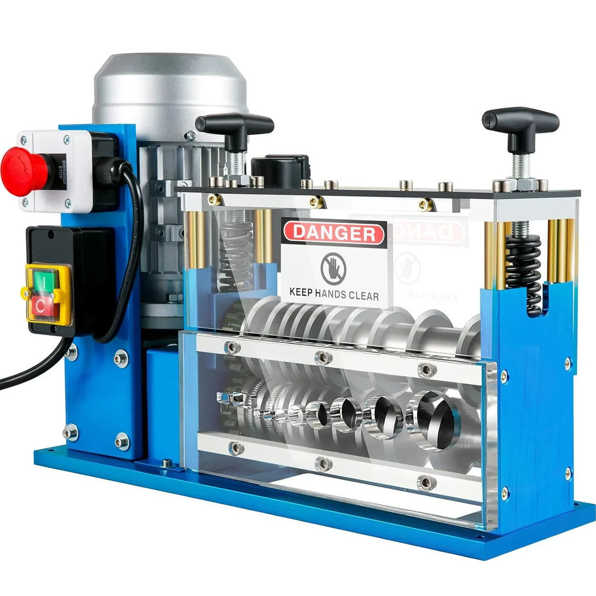 VEVOR machine à dénuder câble 370W, 1.5–38mm, 11 canaux, 10 lames, fil cuivre