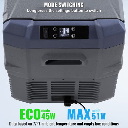 Réfrigérateur de Voiture - DUOKU - Congélateur Portable 40 L - Température -20 à 68 ℉ - Électrique - Double Zone