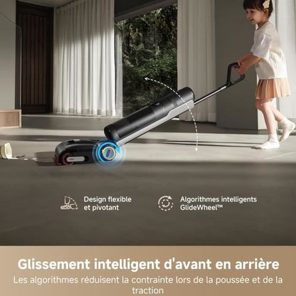 ASPIRATEUR Balai Aspirateur Laveur DREAME H12 Pro FlexReach, porte  Plat  180,schage 5 Min,18 kPa,Nettoyage Deux Bords