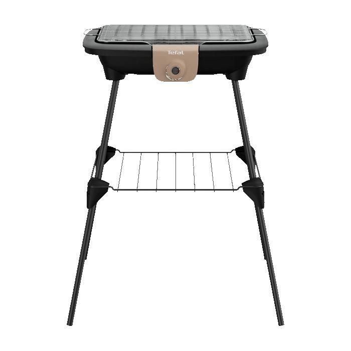 MOULINEX BBQ ELECTRIQUE BG135812 ACCESSIMO PIEDS 2100 W GRILLE AMOVIBLE