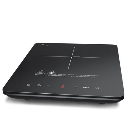 Table de cuisson à induction - ISEASY - 2 feux - Écran tactile - 3400W - Verrouillage enfant