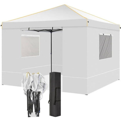 Tonnelle Pliante 3x3 Imperméable Professionnel Tente de Reception,Blanc