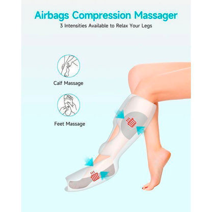 Masseur pour jambes, ALLJOY, avec fonctions de chauffage et de pression réglables, plusieurs intensités, cadeau pour les aînés