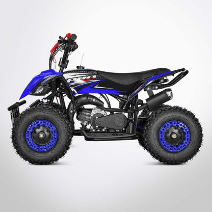 Pocket Quad TIRAX 49 - Mini Quad Enfant 50cc - Bleu