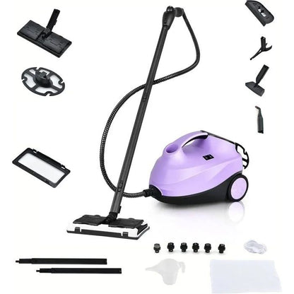 Nettoyeur Vapeur à Main 1500W Punaises de Lit COSTWAY-Réservoir 400 ml-2 Bar-14 Accessoires-125 ℃-Verrou de Sécurité Enfants-Bleu