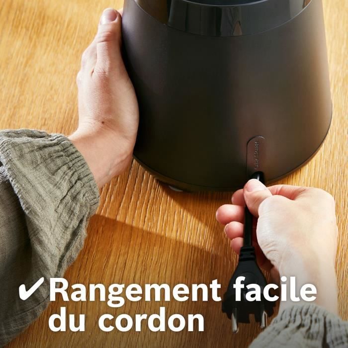 Blender sous vide 2-en-1 - BOSCH - VitaPower Série 8 MMBV625M - 1000 W - Inox / Noir