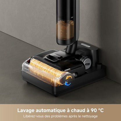 ASPIRATEUR Balai Aspirateur Laveur DREAME H12 Pro FlexReach, porte  Plat  180,schage 5 Min,18 kPa,Nettoyage Deux Bords