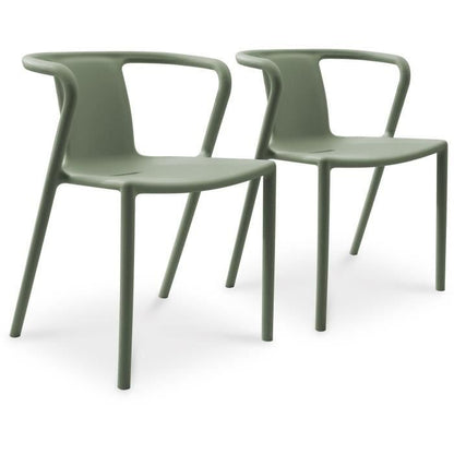Lot composé de 2 fauteuils de jardin - CITY GARDEN - DIEGO-FT - Terracotta - Empilables