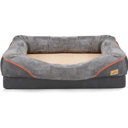 BingoPaw Panier Chien XXL Lit pour Chien Grande Taille Coussin pour Chien Déhoussable Orthopétique 97 x 72 x 30 cm