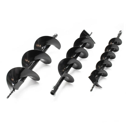 Tarière thermique en set 63,3 ccm 3 cv foret 100 mm 150 mm 200 mm perceuse sol 16_0001568 -