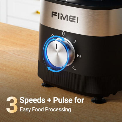 Robot culinaire - FIMEI - HGM-420 - 800W - Bol 1,5 L - 3 vitesses + Pulse