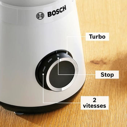 Blender sous vide 2-en-1 - BOSCH - VitaPower Série 8 MMBV625M - 1000 W - Inox / Noir