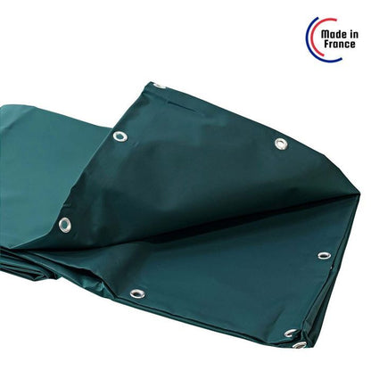 TECPLAST Bâche pour Carport Ivoire 2x2 m XP640CP - Garantie 10 ans - Toile PVC étanche pour abri de voiture - Made in France