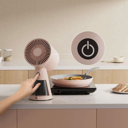 CIARRA Hotte Aspirante Portable Pose Libre Extracteur de Cuisine 3pcs Filtres Blanc
