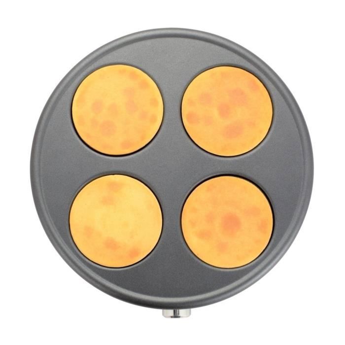 SENYA Crêpière électrique 1500 W - 2 plaques interchangeables - Crêpe Time