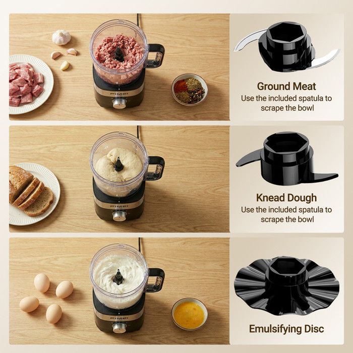 Robot culinaire - FIMEI - HGM-420 - 800W - Bol 1,5 L - 3 vitesses + Pulse