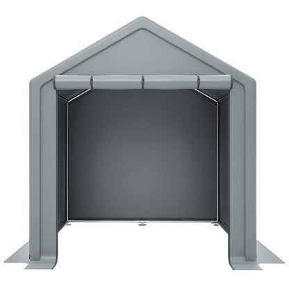 Carport tente de garage 190x170x200 cm - Abri de Jardin - Imperméable - cadre en métal - pour vélo, moto, outils - Gris