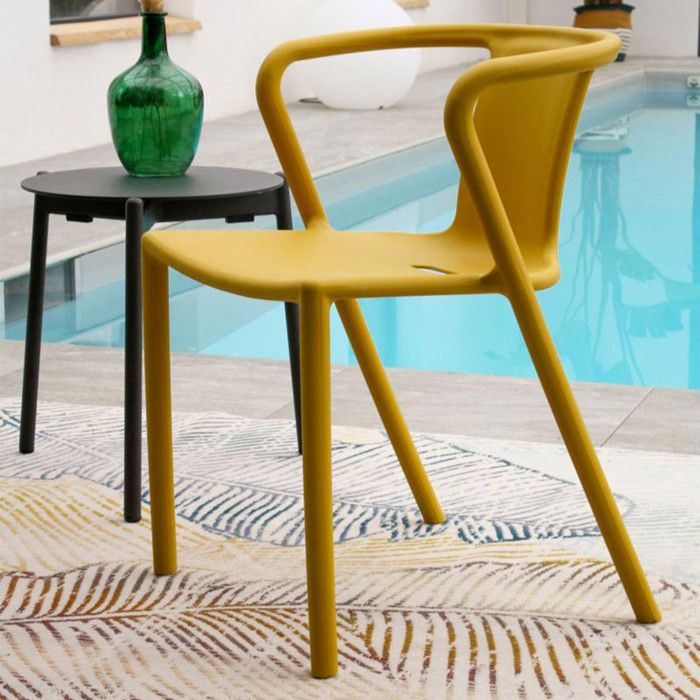 Lot composé de 2 fauteuils de jardin - CITY GARDEN - DIEGO-FT - Terracotta - Empilables