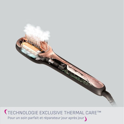 Calor Hair Therapist™ Brosse réparatrice vapeur, Soin des cheveux, CF9940C0