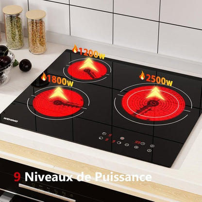 Plaque vitrocéramique WEHIMO XINLT2V-48 4 foyers 7200W